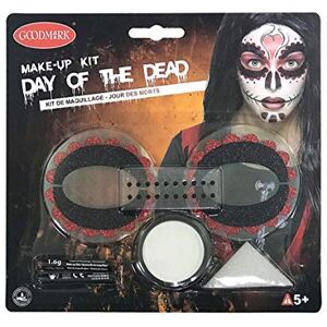 Goodmark - Set de Maquillage Dia de Los Muertos, 700433, Multicolore - Publicité