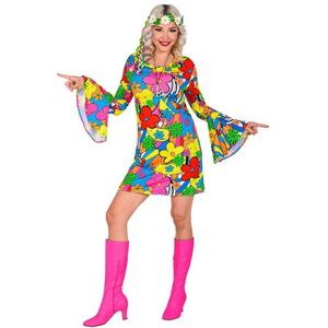 Non communiqué déguisement seventies robe flower power femme - s - multicolore - widmann 048761 Multicolore - Publicité