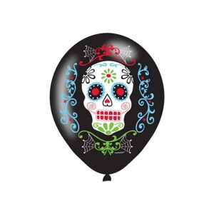 Amscan Ballons Latex - Dia De Los Muertos Multicolore - Publicité