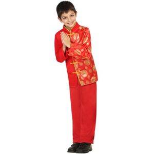 Atosa Déguisement Chinois - Garçon Taille : 10/12 ans (138 à 150 cm) - Déguisements et fêtes Multicolore - Publicité