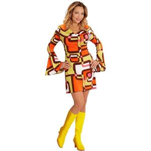 Non communiqué déguisement seventies robe groovy tubes femme - l - multicolore - widmann 008883 Multicolore - Publicité