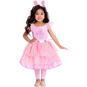 Amscan costume Peppa Fairyfilles rose 2-3 ans 4-pièces Roze - Publicité