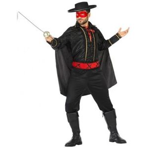 Atosa Déguisement homme zorro bandit masqué Noir - Publicité