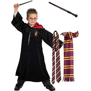 Robe, baguette, écharpe et cravate Warner Harry Potter Multicolore - Publicité