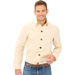 buttinette Chemise cowboy pour hommes crème - Publicité