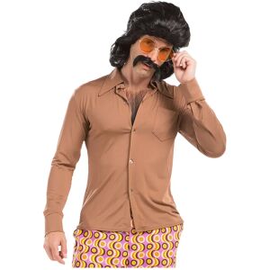 buttinette Chemise pour hommes, marron marron - Publicité