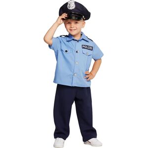 buttinette D&eacute;guisement de policier pour enfants bleu - Publicité