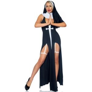 Leg Avenue Costume 3 Pièces Pécheresse Sensuelle 86972 Noir - Taille : L - 40 - Publicité