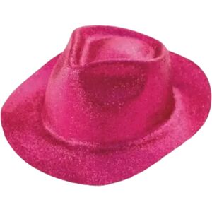 PARTY PRO Chapeau Borsalino Paillette Fuchsia