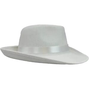 PARTY PRO Chapeau Borsalino en Tissu Blanc