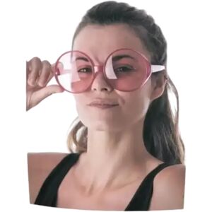 Party Pro Lunettes Geantes Style Hippy Roses