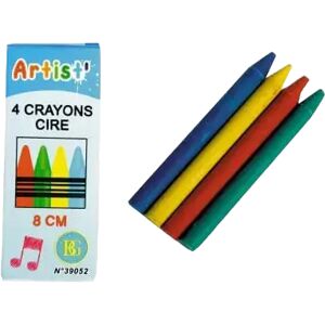 PARTY PRO Lot de 4 crayons de cire