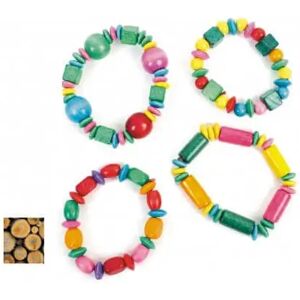 PARTY PRO Bracelet en bois multicolore