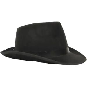 PARTY PRO Chapeau Borsalino en Tissu Noir