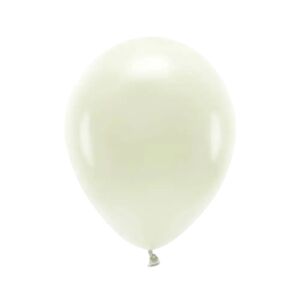 Party Deco Lot de 10 Ballons de Baudruche Biodegradable Creme