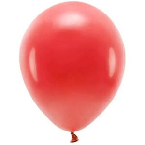 Party Deco Lot de 10 Ballons de Baudruche Biodegradable Rouges