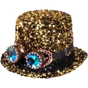 boland Chapeau Steampunk a strass doree