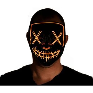 MASQUE À LED - BOUCHE + YEUX EN CROIX