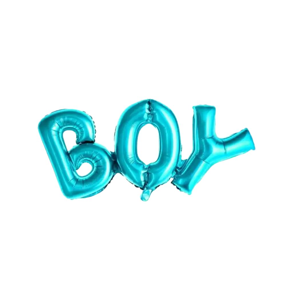 Party Deco Ballon Métallique Boy Bleu 67x29cm