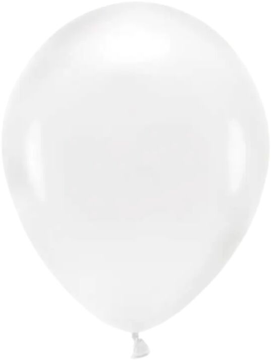 Party Deco Lot de 10 Ballons de baudruche Biodégradable Transparents