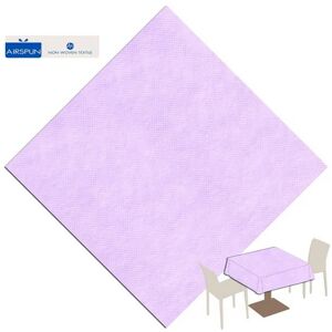 Tovaglia 140x140 Airspun Packservice Color Lilla 70 Pezzi