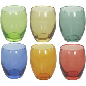 Tognana Porcellane Glass Multicolore 6 pz 400 ml