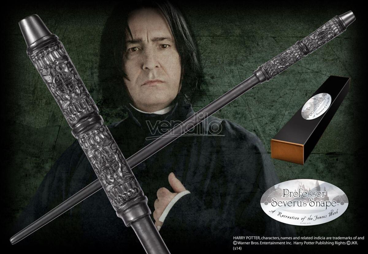 NOBLE COLLECTION Harry Potter Bacchetta Magica Severus Piton Character