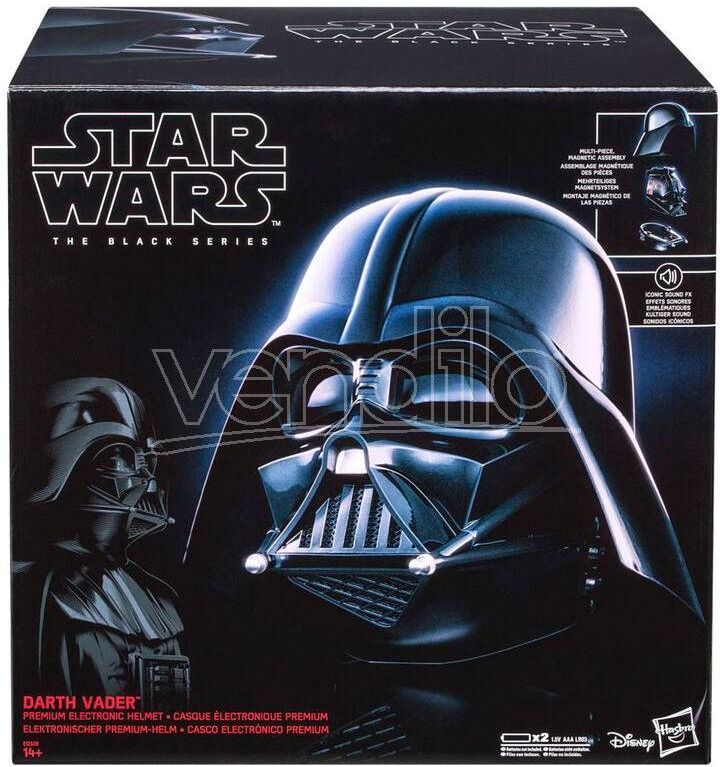 Hasbro Star Wars Casco Premium Elettronico Darth Vader