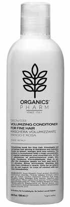 Sma Srl Organics Pharm Volumizing Conditioner For Fine Hair Mango And Rose