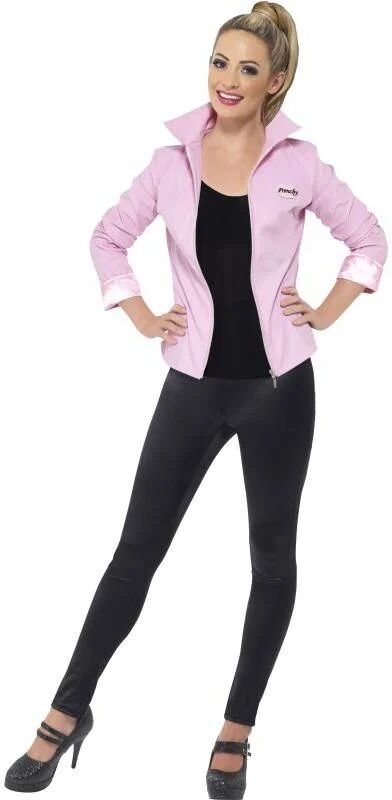 Grease Sandy jasje roze