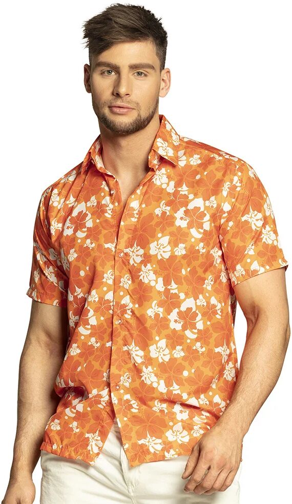 Tropische Hawaii Blouse Oranje