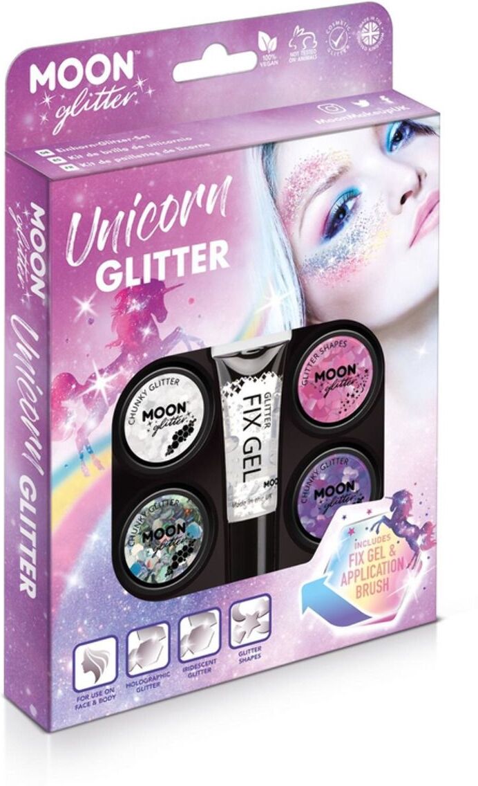 Moon Unicorn Glitter Set - 6 Delig