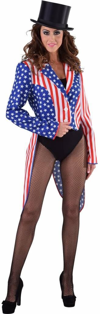 Slipjas Amerika Stars and Stripes vrouw