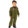 Amscan Babykostuum Top Gun Maverick, piloot, jumpsuit, jetpiloot, carnaval