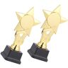 SUPVOX 2 Stuks Trofee Feestartikelen Feestartikelen Gift Award Trofeeën Party Trofeeën Awards Carnaval Trofeeën Ster Award Trofeeën Award Trofeeën