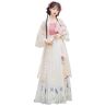 SHAPLE Song-Dynastie Hanfu Voor Dames, Verbeterd Hanfu-Kostuum In Chinese Stijl Traditionele Zwierige Hanfu (Color : White, Size : S=155-160cm)