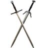 damdos Halloween Prop Cosplay Swords Jewel Sword Dubbel Beast Sword 1:1 Cosplay Wild Sword Hunt Rol Play Birthdays Gift (2 Sets)