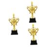 ABOOFAN 3 Stuks prijsuitreikingen voetbal geschenken star game-prijs goldendoodle geschenken toernooi trofee plastic bekers trofee voor de kinderprijs partij trofee Herbruikbaar