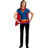 Rubies DC Comics Super-Girl T-shirt met cape kostuum, Zoals getoond, Extra-Large