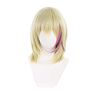 LINLINCD Kosnatten Wonder eieren prioriteit pruik Amine Kawai Rika Yellow Cosplay Hair