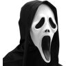 ZZOUFI Scream Mask for Men Kids, Ghostface Mask Cosplay, Horror Halloween Mask, Scary Movie Mask, Realistic Latex Scream Mask