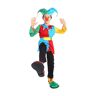 Joberio Kids Clown Costume for Halloween 2023, Clown Costume Set for Halloween, Complete Clown Outfit with Wig, Nose, Bow Tie, and Gloves   Colorful & Funny Clown Costumes for Kids