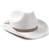 Morain Vakantie cowboyhoed casual disco verrassing cadeau voor meisjes jongens cowgirl hoed voor carnaval muziekfestival