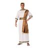 Bristol Novelty AC734X Griekse God kostuum set   Voor Heren   Wit en Bruin, X, Wereldboek Dag