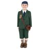 Smiffys WW2 Evacuee Boy Green Costume (M)