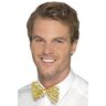 Smiffys Sequin Bow Tie, Gold