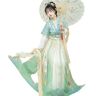 ARZARF Hanfu Jurk Vrouwen Oude Chinese Traditionele Hanfu Sets Carnaval Fee Cosplay Kostuum Paars Blauw Groen Hanfu Dans (Color : Green full set, Size : M)