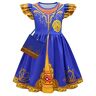 Seaehey Mira Kostuum Blauw Mira Detective Prinses Kostuum Ch-ild Koninklijke Detective Cosplay Jurk Detective Spy Kostuum Halloween Carnaval Cartoon Outfit, Blauw, L