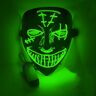 DastOp Halloween Masker Eng LED Purge Masker Oplichtend Masker LED Maskers EL Wire Eng Masker for Festival Party Carnaval Kostuum Kerst Cosplay (Color : H)