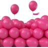 PartyWoo Hot Pink Balloons, 120 pcs 5 inch Latex Balloons with Balloon Glue, Birthday Balloons, Small Balloons, Party Balloons for Pink Party Decorations, Wedding Decorations, Bridal Shower, Birthday